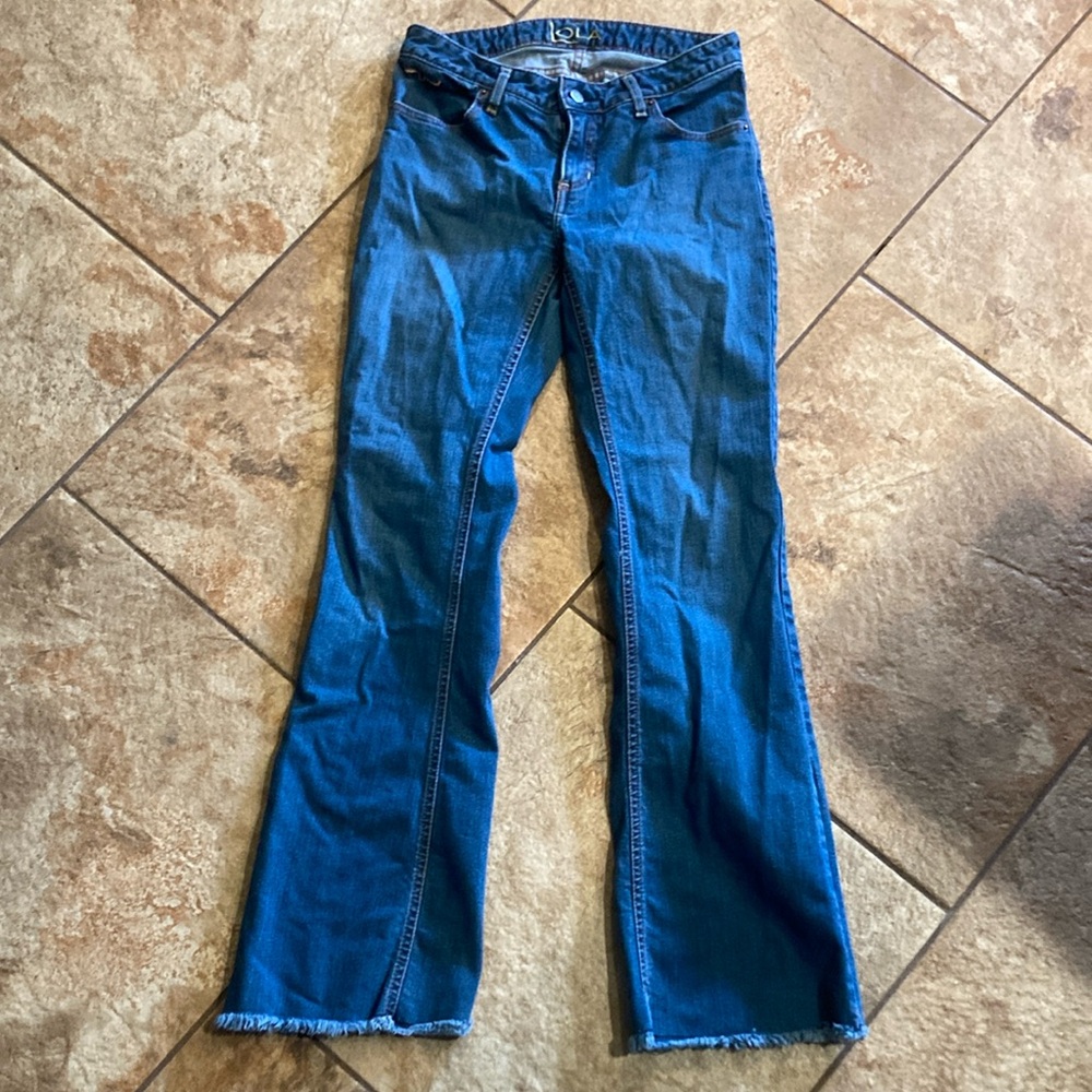 Kimes Ranch Woman’s Jeans Lola Raw Edge 4/34